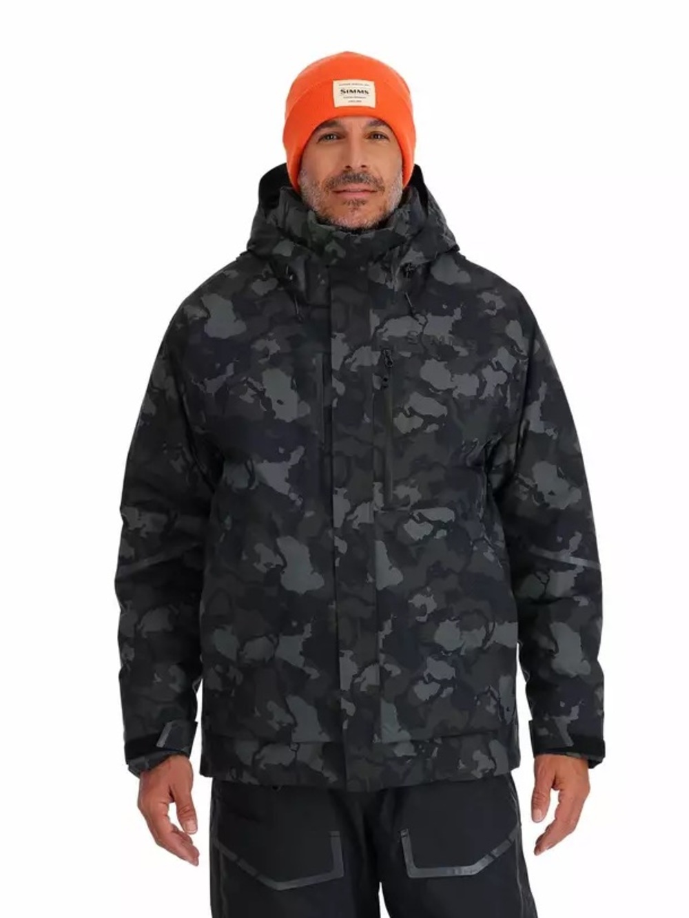 NWT Simms Challenger Insulated Jacket Regiment Carbon Camo - 3X